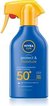 Nivea Sun Protect & Moisture Spray Nawilżający Do Opalania Spf 50+ 270 Ml