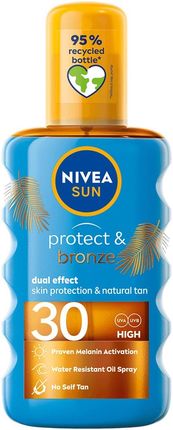 Nivea Sun Protect & Bronze Oil Spray Spf 30 200 Ml