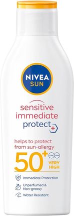 Nivea Sun Sensitive Immediate Protect Sunallergy Lotion Spf 50+ 200 Ml