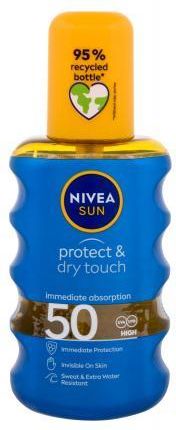 Nivea Sun Protect & Dry Touch Invisible Spray Spf50 Preparat Do Opalania Ciała 200 Ml