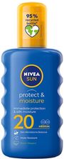 Nivea Sun Nawilżający Balsam W Sprayu Do Opalania Spf20 200 Ml