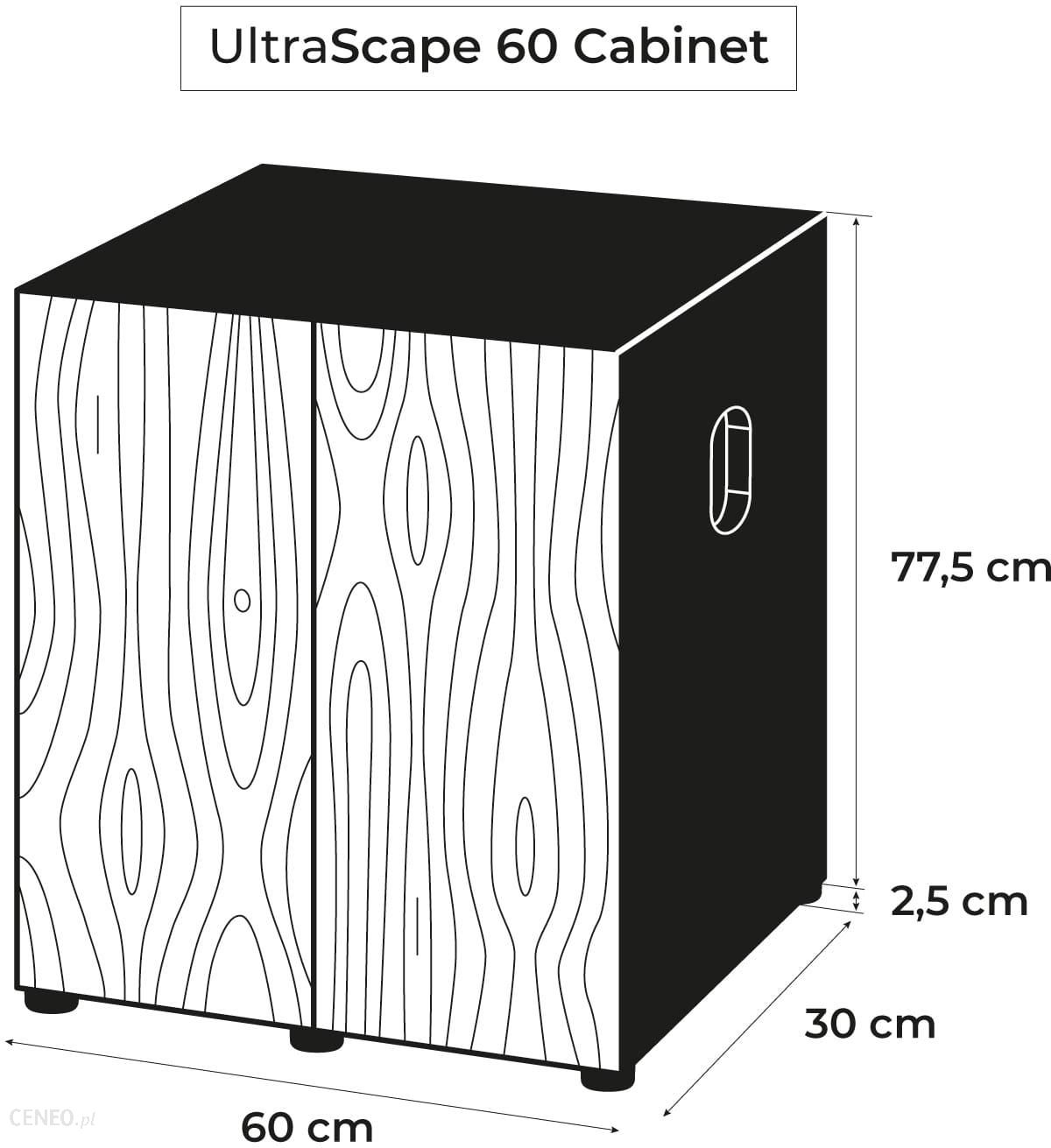 Aquael Ultrascape 60 Szafka Pod Akwarium 65L 60X30X80Cm Drewno