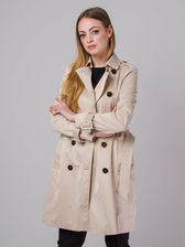 Zdjęcie Beżowy klasyczny prochowiec z paskiem - Bytom