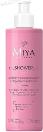 Miya mySHOWERgel Naturalny Żel Pod Prysznic Z Olejkiem Makadamia 190 ml