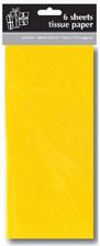 Zdjęcie Clairefontaine Bibuła 6 Arkuszy 50X70Cm Żółta - Dobrzyń nad Wisłą