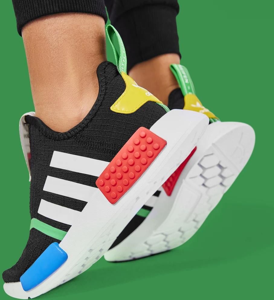 adidas gazelle silver green womens Adidas Kids Racer TR X Lego Shoes, Color Options – Fanletic main image 0