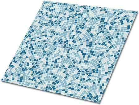Fototapety Mozaika Z Niebieskiej Kostki Samoprzylepne Płytki Na Podłogę