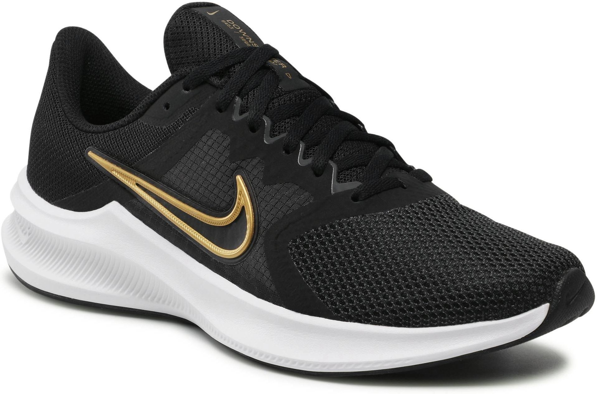 Nike Downshifter 11 Cw3411009 Black Metallic Gold Czarny Ceny i