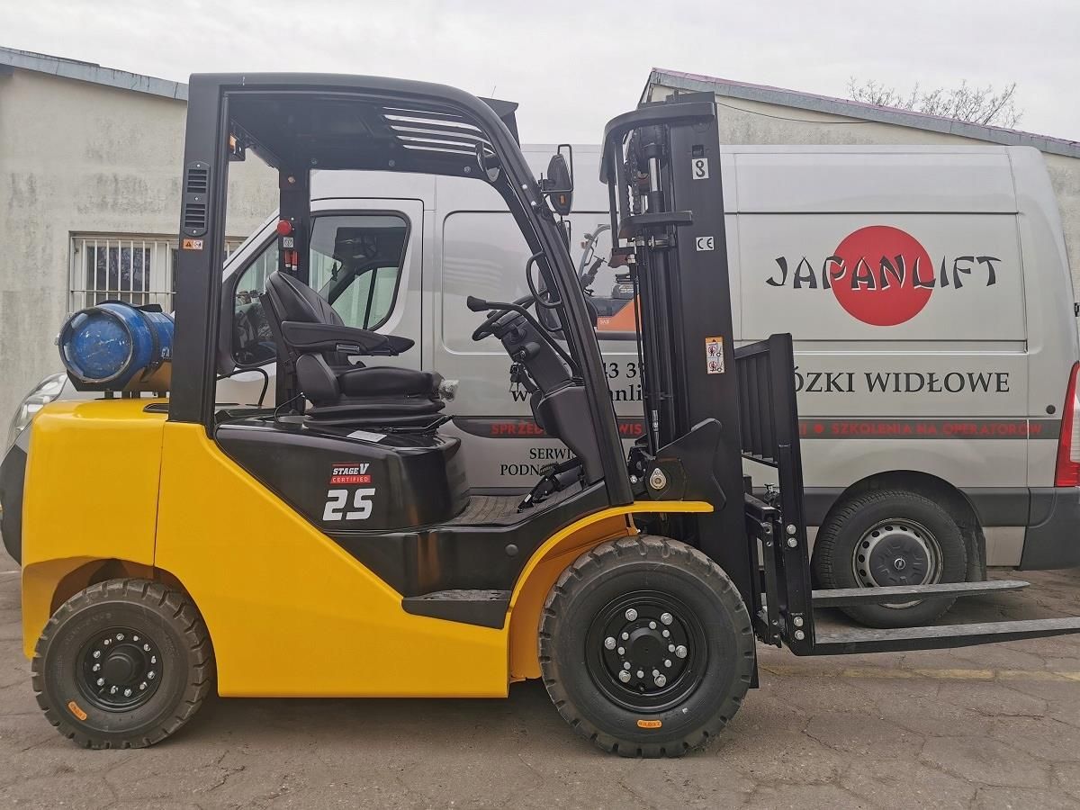 Nowy Wózek Widłowy HANGCHA 2500 kg LPG / LEASING Opinie i ceny na