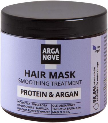 Arganove naturalna maska do włosów proteinowa z olejem arganowym 200ml
