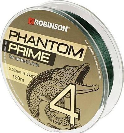 Robinson Plecionka Phantom Prime X4 0,18Mm 150M Ciemnozielona