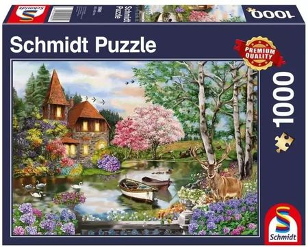 Schmidt Puzzle 1000El. Dom Nad Jeziorem