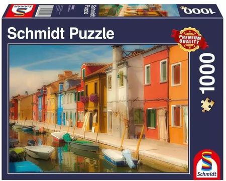 Schmidt Puzzle 1000El. Kolorowe Domy Na Wyspie Burano