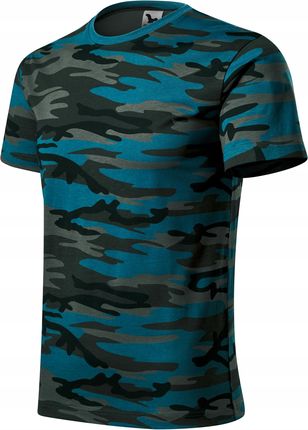 Koszulka T-shirt Moro niebieska krótki rękaw XL