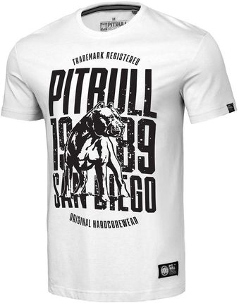 Koszulka Pit Bull San Diego Dog '22 170 gsm - Biała