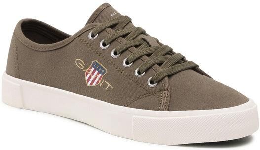 GANT Billox – Scarpe Da Ginnastica Uomo In Pelle, Fodera In Lino, Suola In Gomma, Chiusura Con Lacci, Colore Bianco - 3