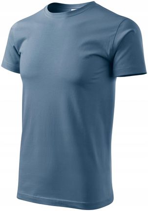 Malfini Koszulka męska Basic 129 denim M pod logo