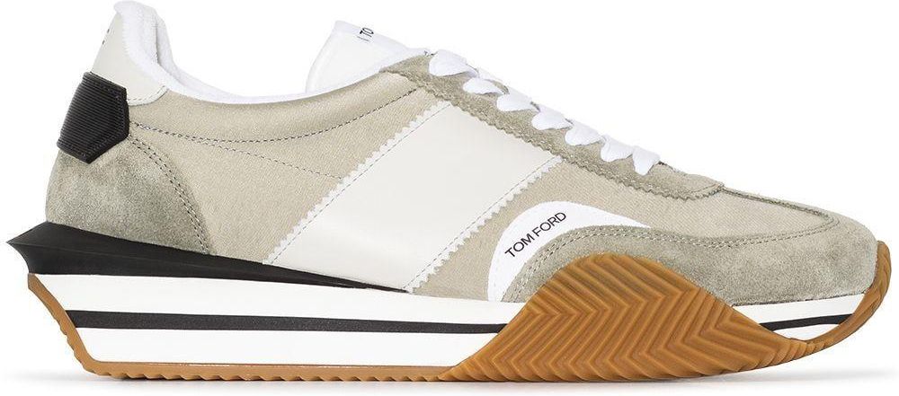 TOM FORD J1232TLCL74U1000 関税送料込 TOM FORD MEN'S J1292TLCL134U8028 GREY LEATHER SNEAKERS
