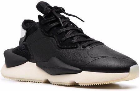 ADIDAS Y-3 YOHJI YAMAMOTO MEN'S GX1053 BLACK LEATHER SNEAKERS