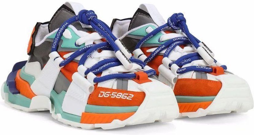DOLCE E GABBANA MEN'S CS1963AQ94380995 MULTICOLOR LEATHER