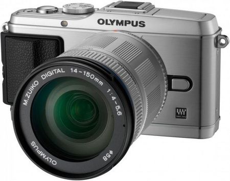 Olympus PEN E-P3 Srebrny + 14-150mm