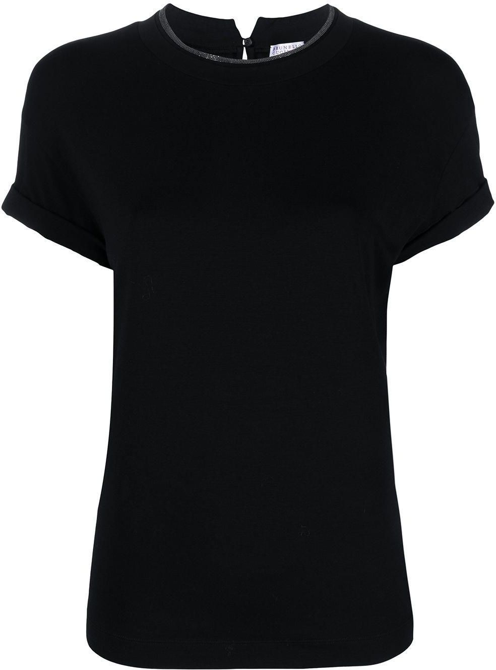 Tシャツ・カットソー BRUNELLO CUCINELLI Woman T-Shirt Black M0T18BD200 C101 i-brunello-cucinelli-women-s-
