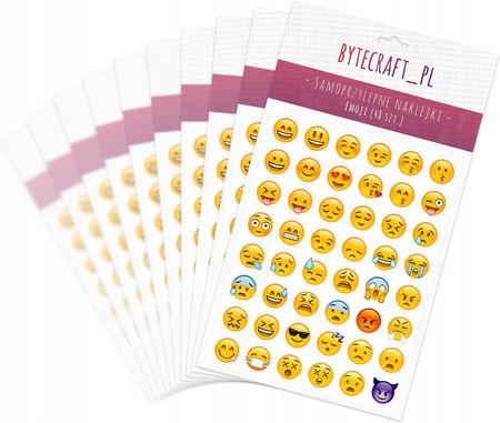 Naklejki Emoji Diy emotki emotikony Duży Zestaw