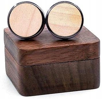 Drewniane Spinki Do Mankietów K042-1 Maple Wys Pl