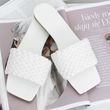 Białe Klapki damskie Alla Moda Carla 2020-19 38
