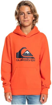 Bluza chłopięca QUIKSILVER Big Logo Hoodie Nnj0 - pomarańczowy