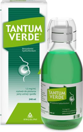 Tantum Verde płyn do płukania jamy ustnej 1,5mg/ml 240ml