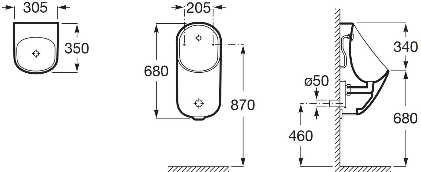 Roca Proton Rimless Round 230V A3590J5000 - zdjęcie 1 Roca Proton Rimless Round 230V A3590J5000