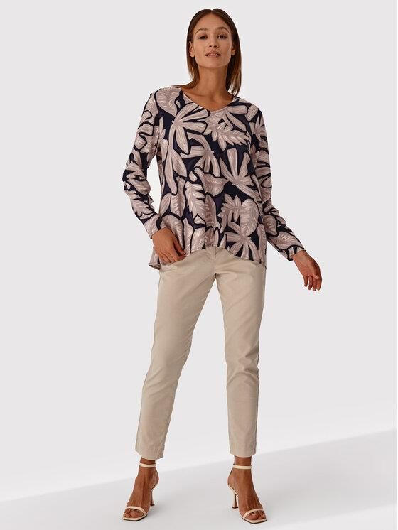 Tatuum Bluzka Fejza T2206.065 Granatowy Regular Fit - zdjęcie 1 Tatuum Bluzka Fejza T2206.065 Granatowy Regular Fit