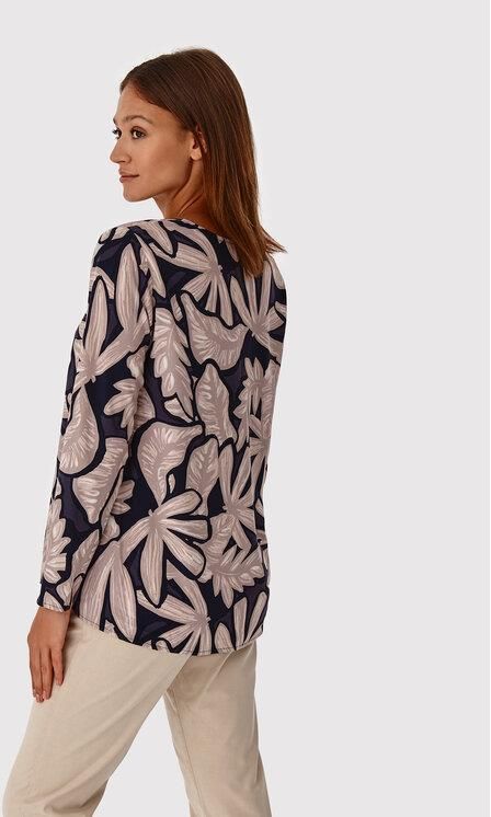 Tatuum Bluzka Fejza T2206.065 Granatowy Regular Fit - zdjęcie 3 Tatuum Bluzka Fejza T2206.065 Granatowy Regular Fit
