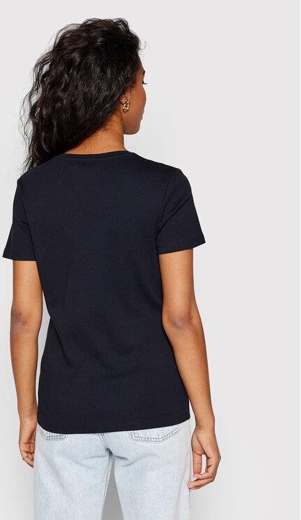 Tommy Hilfiger T-Shirt WW0WW30511 Granatowy Slim Fit - Ceny i opinie -  Ceneo.pl