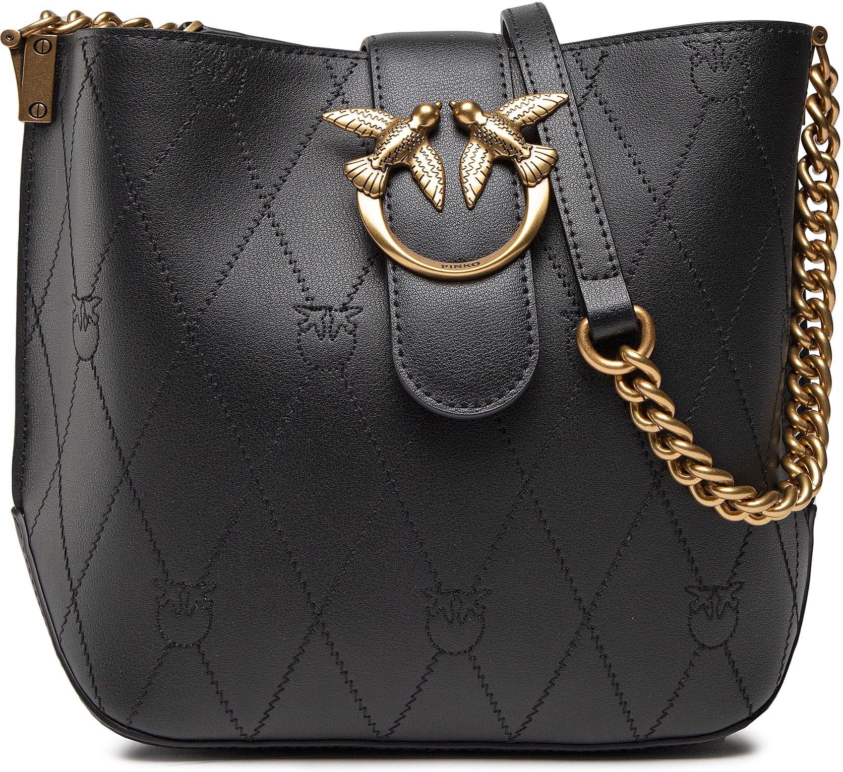 Torebka PINKO - Love Bucket Wave Logo CL PE 22 PLTT 1P22L3