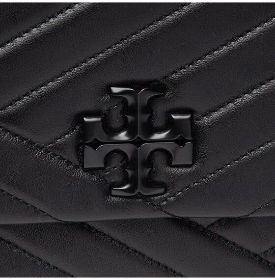 Torebka TORY BURCH - Kira Chevron Powder Coated Convertible Shoulder Bag  90857 Black 001 - Ceny i opinie 