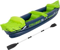 Zdjęcie Ecd Germany Dmuchany Kajak Cruiser X1 Dla 2 Osób 318X80X55Cm Biały Niebieski Zielony - Opalenica