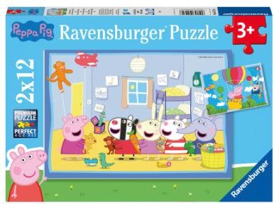 Ravensburger 2W1 Puzzle Przygody Peppy