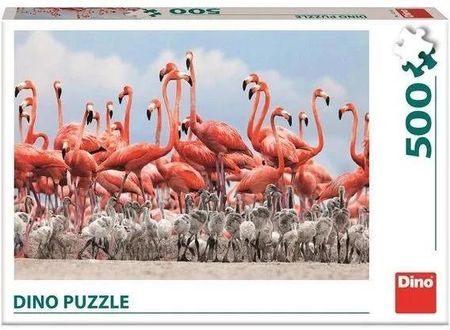Dino Puzzle Flamingi 500El.