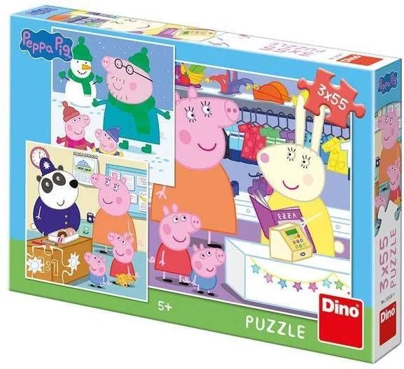 Dino Puzzle Świnka Peppa Wesołe Popołudnie 3W1 - Ceny i opinie - Ceneo.pl