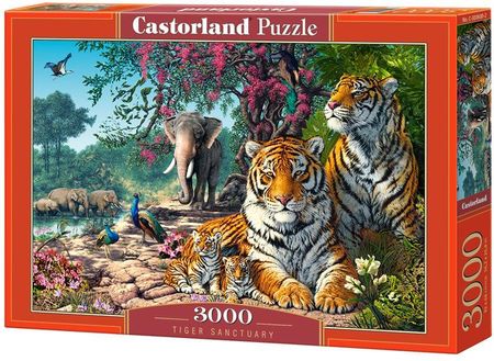 Castor Puzzle 3000El. Tiger Sanctuary