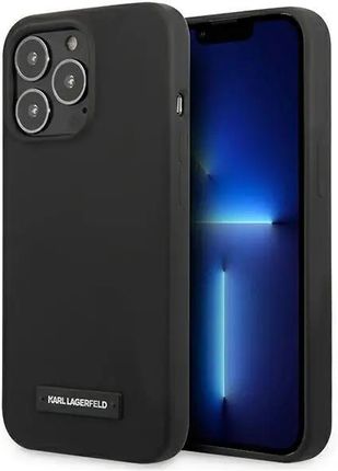 Karl Lagerfeld KLHCP13LSLMP1K iPhone 13 Pro / 13 6,1" hardcase czarny/black Silicone Plaque (398036)