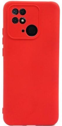 Etui Silicon Case do Xiaomi Redmi 10C Matt czerwon (8cdbf5b7-408d-4479-b477-8c06f5de7762)