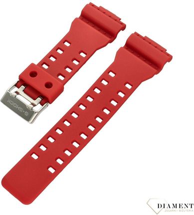Pasek do zegarka G-Shock czerwony Casio GA-100, GA-110, GA-140 (10395226)