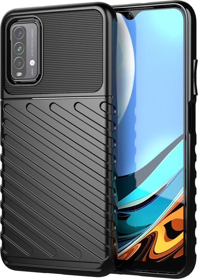 Hurtel Thunder Case Elastyczne Pancerne Etui Pokrowiec Xiaomi Poco M Xiaomi Redmi T Czarny