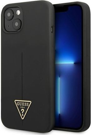 Guess GUHCP13SSLTGK iPhone 13 mini 5,4" czarny/black hardcase Silicone Triangle (1880430)