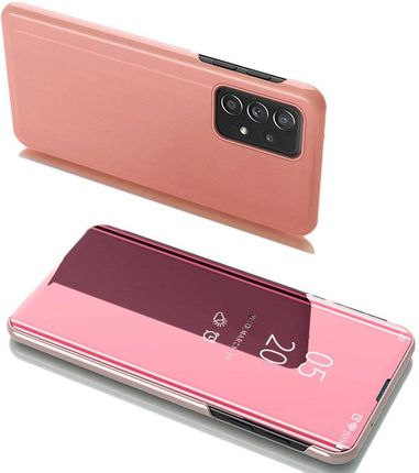 Clear View Case futerał etui z klapką Samsung Galaxy A53 5G różowy (114999)