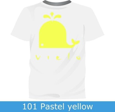Vielo Farba Do Tkanin Jasnych 50Ml Kolory 101 Pastel Yellow