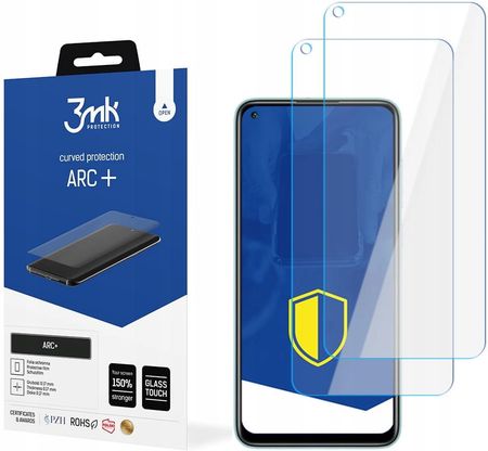 2szt 3mk Arc+ Folia do Xiaomi Redmi Note 9 4G (063c2fb5-2f7f-4e92-ae31-202006181abd)